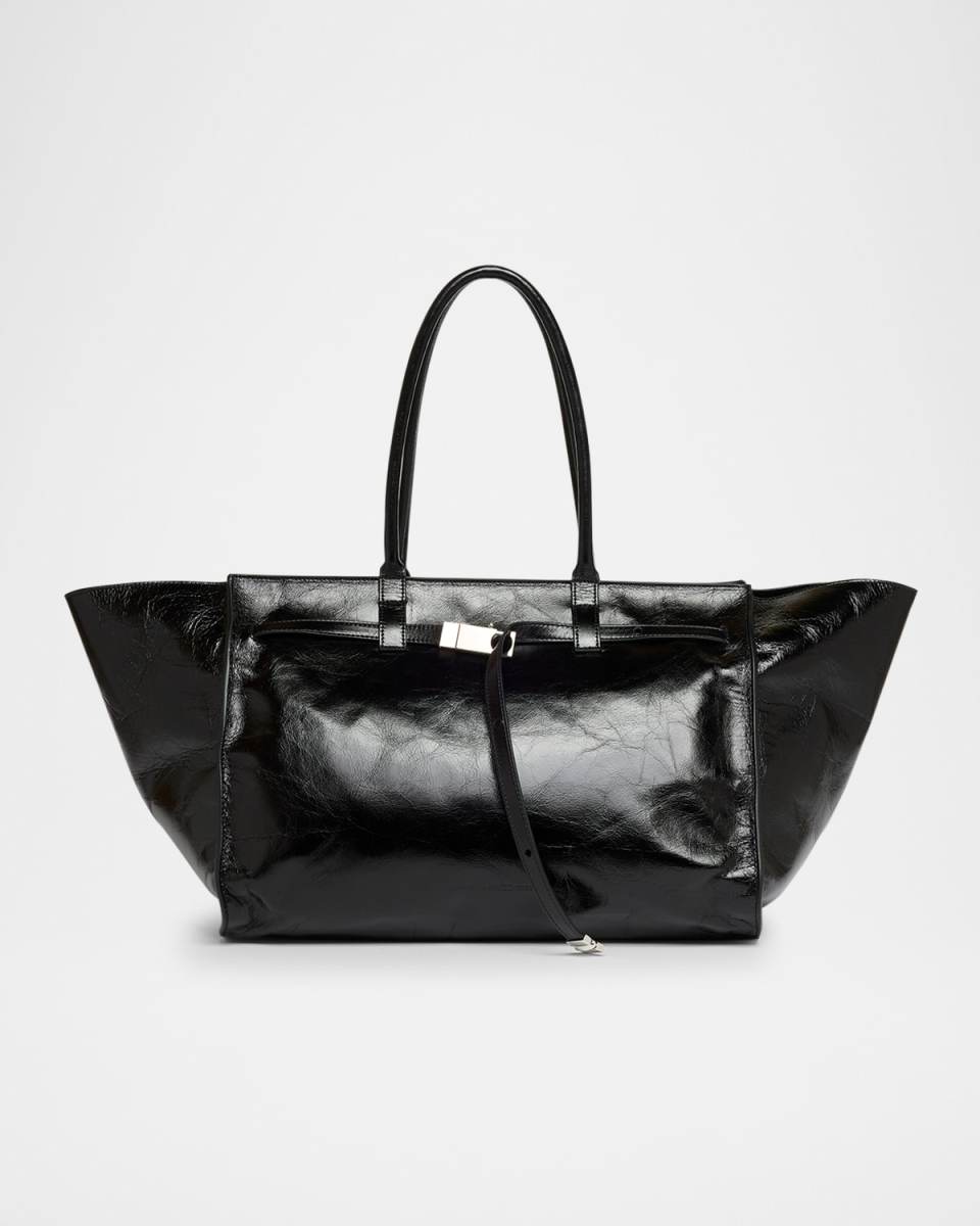 Mame La Petite Crinkled Leather Shoulder Bag
